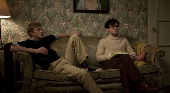 Kill Your Darlings -
Lucien Carr (Dane DeHaan) und Allen Ginsberg (Daniel Radcliffe) zu Besuch bei Jack Kerouac © Koch Media © Koch Media